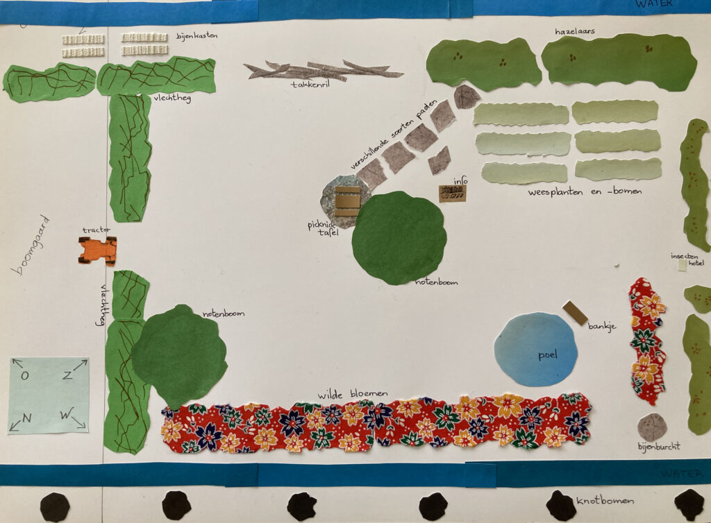 Plan voor het stuk grond naast de appelboomgaard a.d. Reekstraat